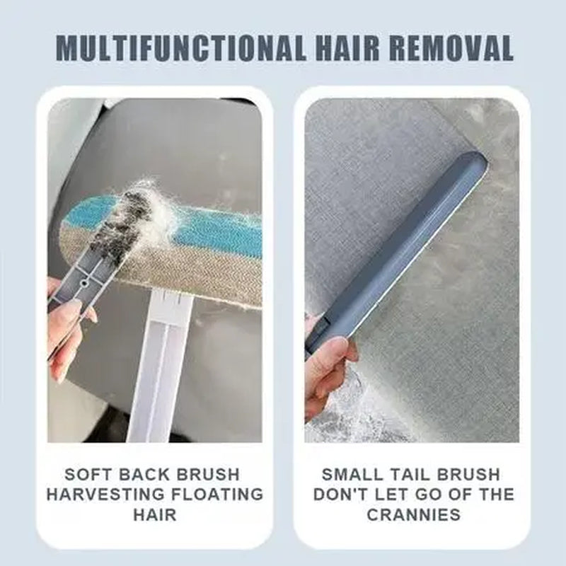 Effortless Fur and Lint Removal: 4 in 1 Long Handle Sticky Roller for Pets and Home