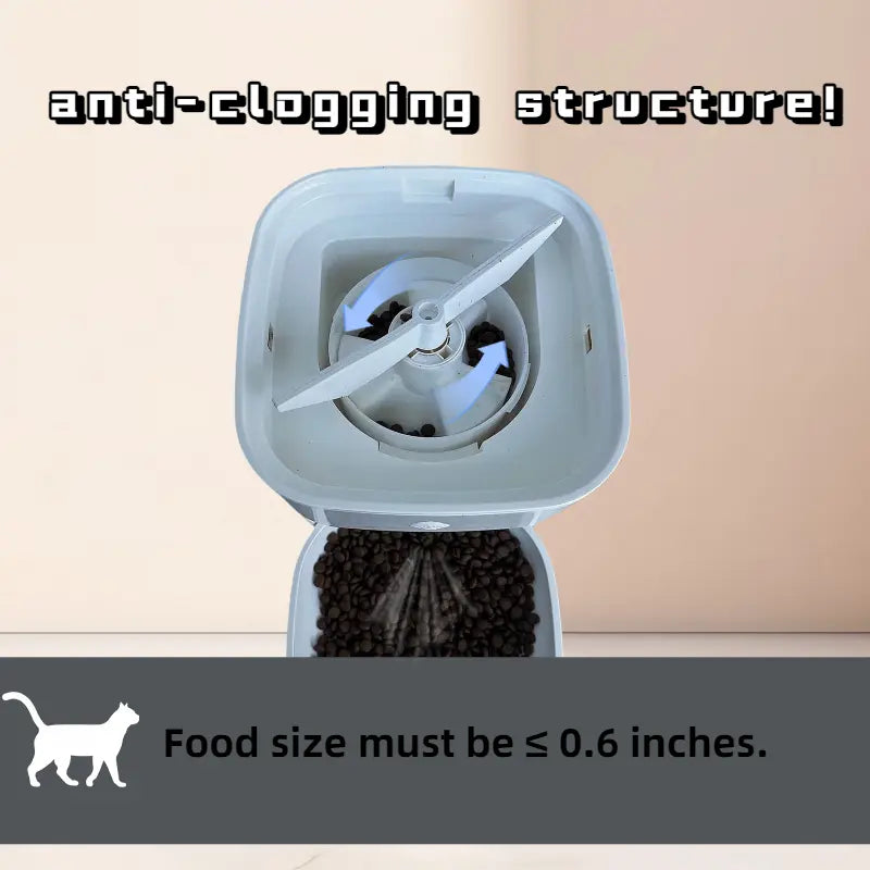 Revolutionize Your Pet's Mealtime with the Smart WiFi Automatic Pet Feeder - Perfect for Cats and Dogs!