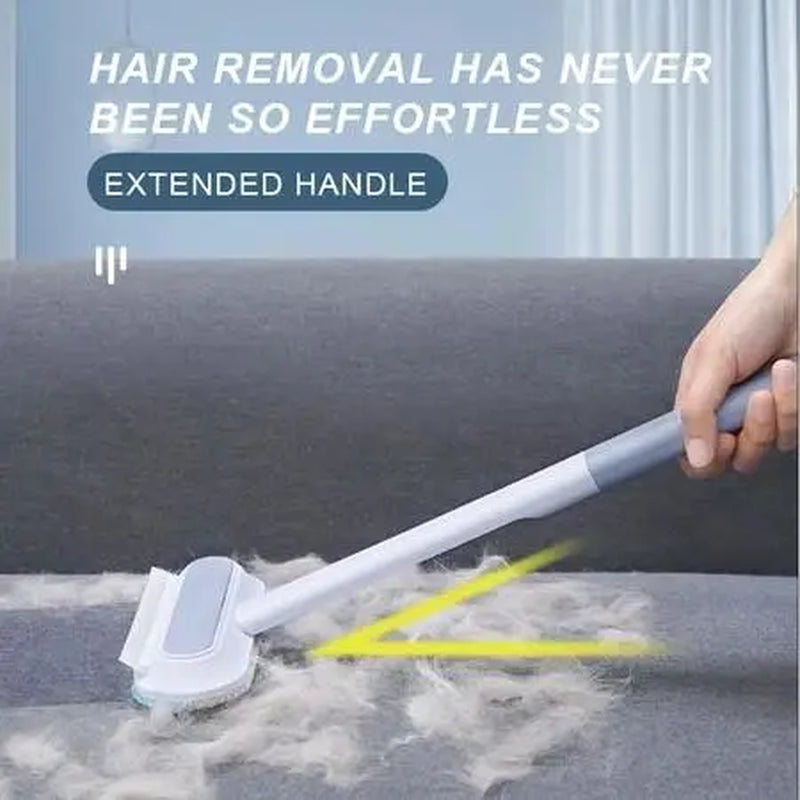 Effortless Fur and Lint Removal: 4 in 1 Long Handle Sticky Roller for Pets and Home