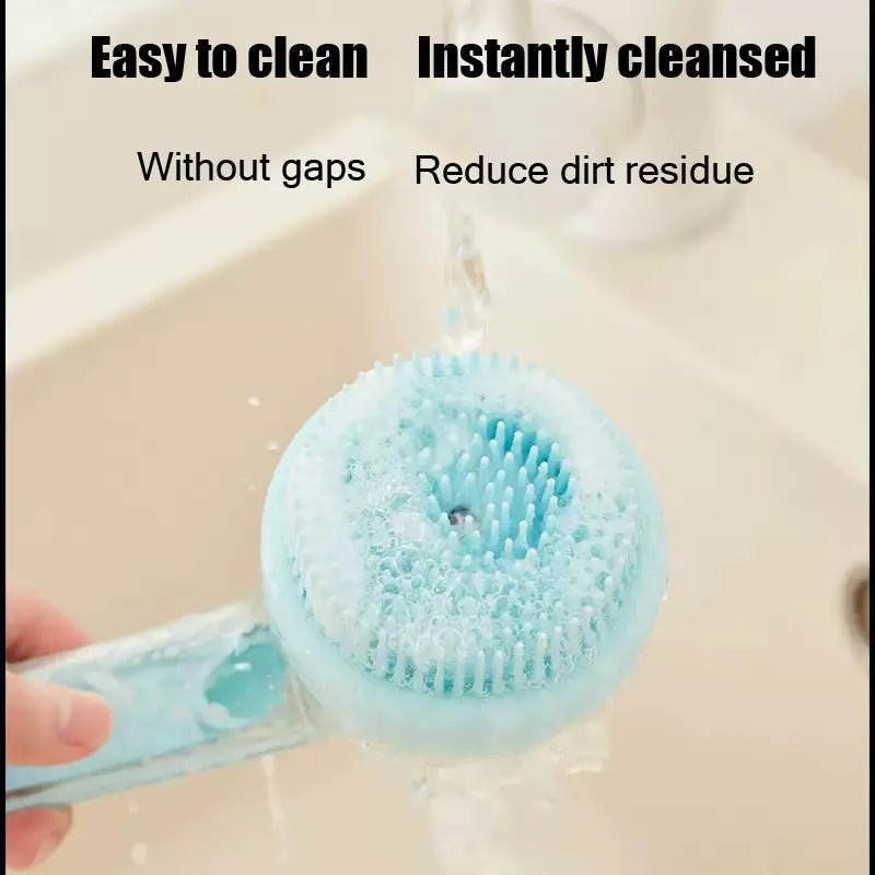 Transform Bath Time with the 2026 Summervibes 2-in-1 Pet Bath and Grooming Brush - Built-in Shampoo Dispenser for Effortless Cleaning and Pampering for Cats and Dogs