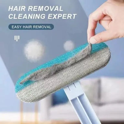 Effortless Fur and Lint Removal: 4 in 1 Long Handle Sticky Roller for Pets and Home